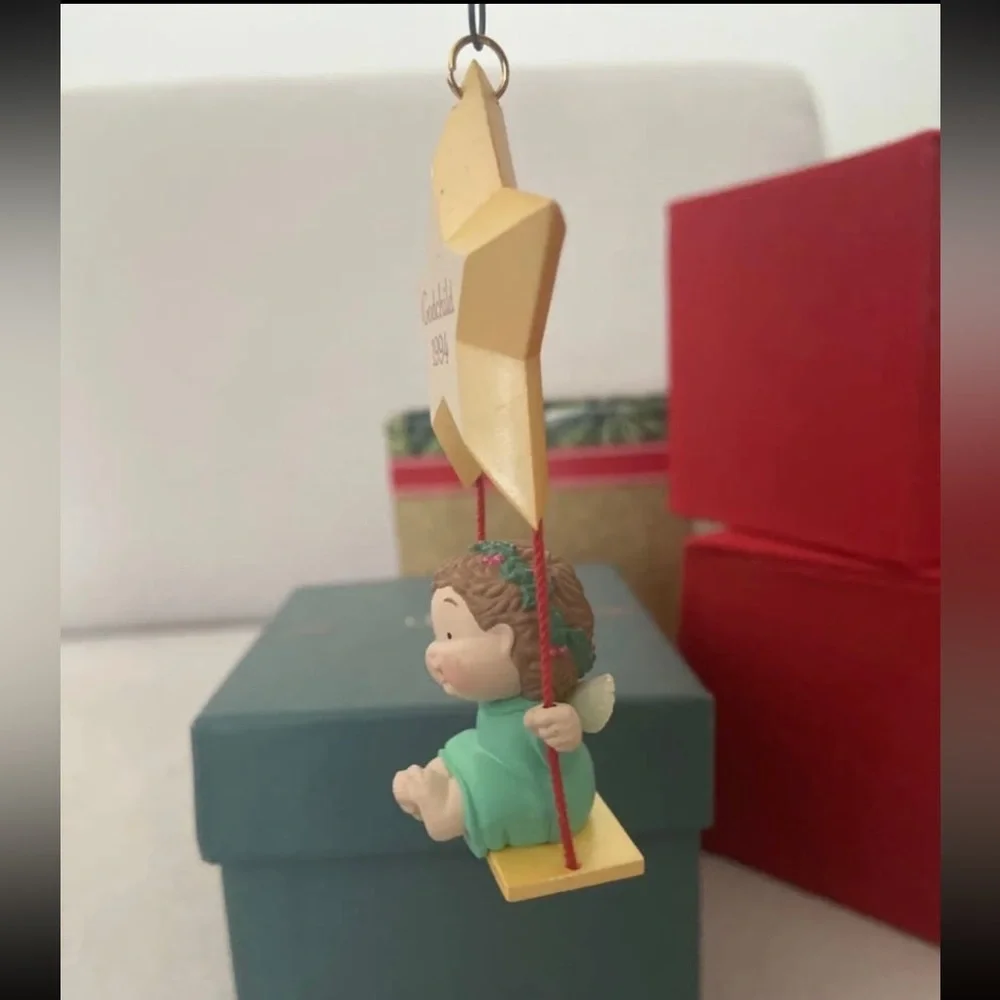 Hallmark Godchild Swinging on a Star 1994 Keepsake Ornament Christmas Holiday